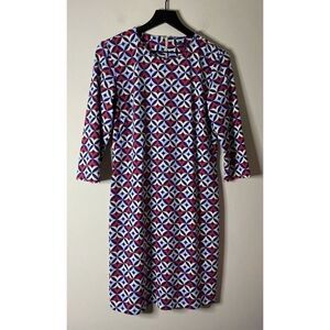 J. McLaughlin Sophia Wellington Print Catalina Cloth Dress